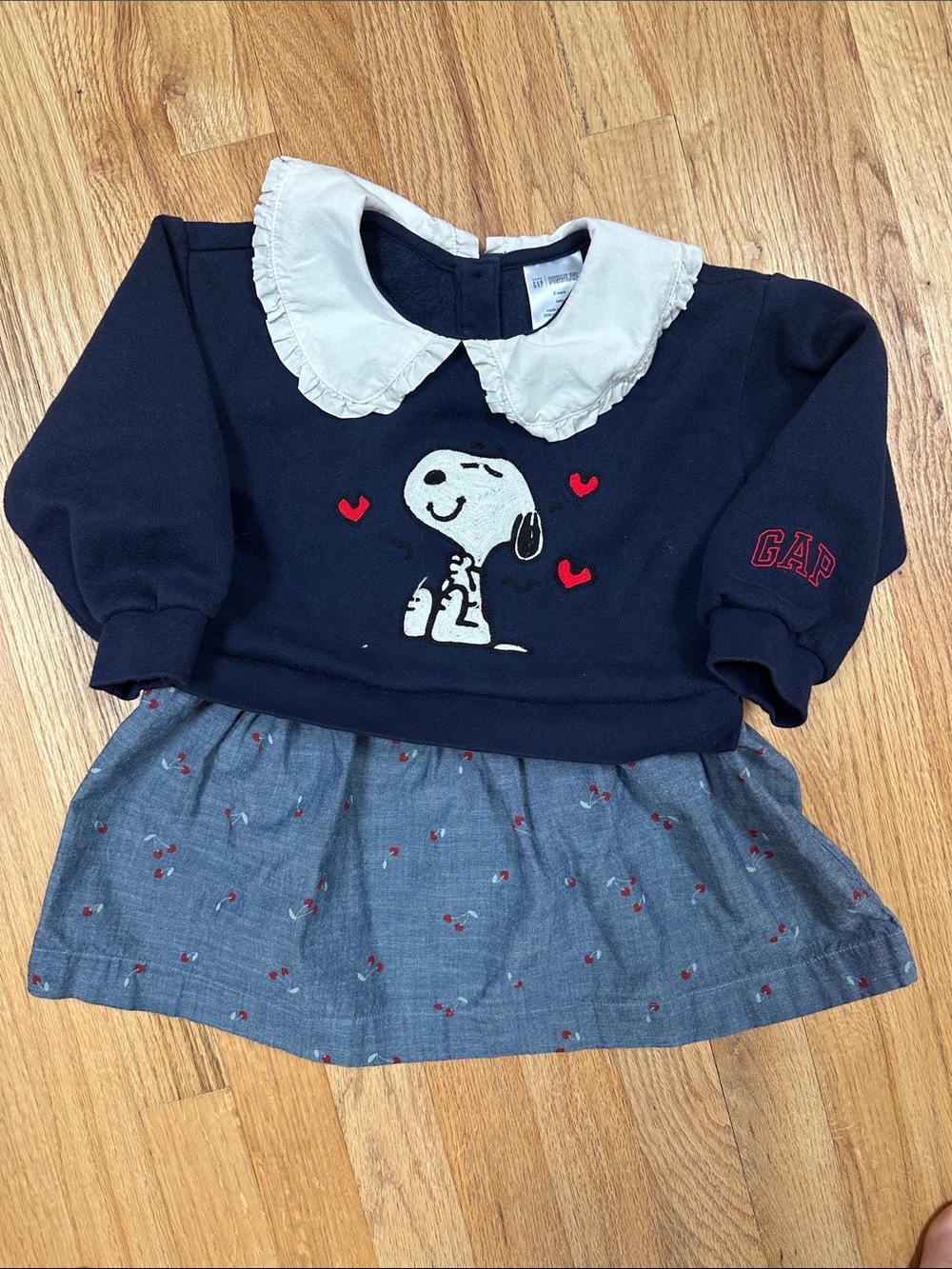GAP Girls Snoopy Dress sz 3yrs old